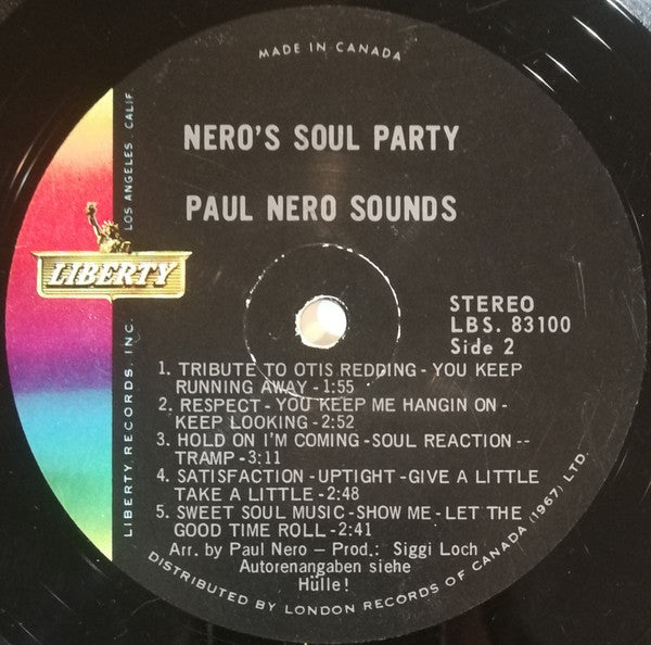 Paul Nero : Nero's Soul Party (LP, Album)