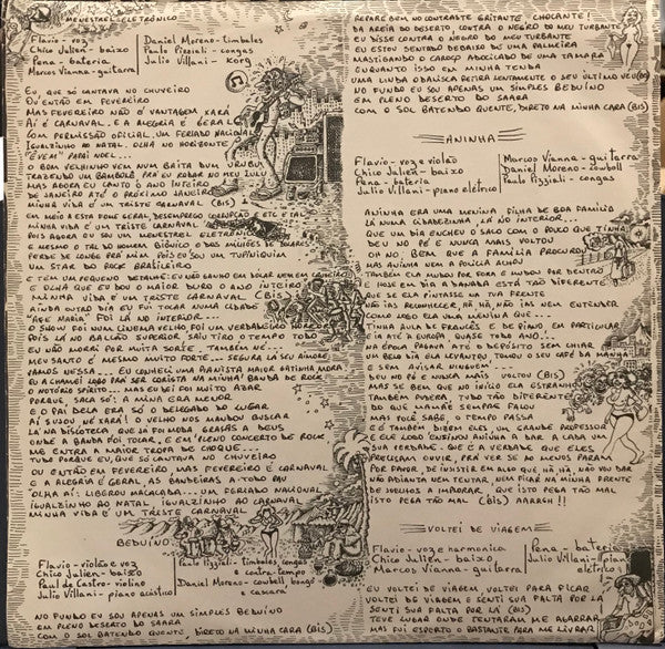 Flavio Spirito Santo : Menestrel Eletrônico (LP, Album)