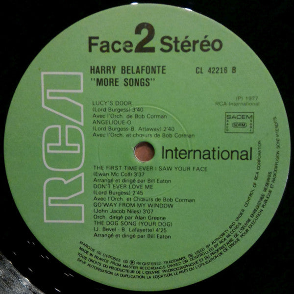 Harry Belafonte : Harry Belafonte (2xLP, Comp)