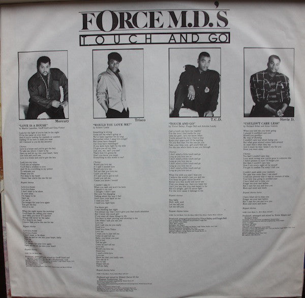 Force MD's : Touch And Go (LP, Album)
