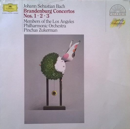 Johann Sebastian Bach - Los Angeles Philharmonic Orchestra / Pinchas Zukerman : Brandenburg Concertos Nos. 1· 2· 3 (LP, RE)