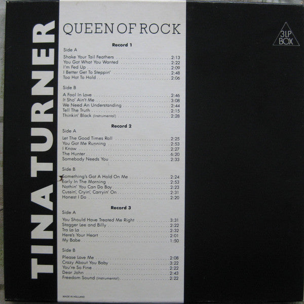 Tina Turner : Queen Of Rock (3xLP, Unofficial)