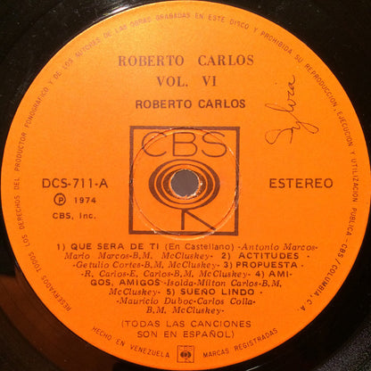 Roberto Carlos : Roberto Carlos Vol. 6 (LP, Comp)