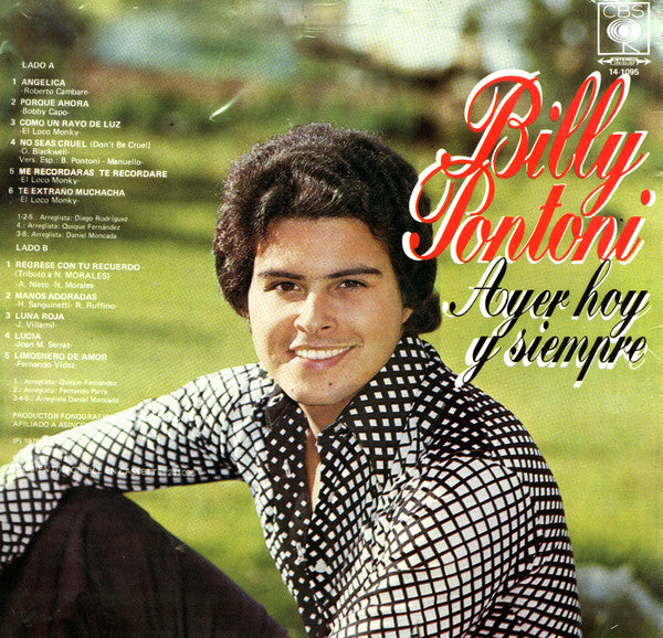 Billy Pontoni : Ayer, Hoy Y Siempre (LP, Album)