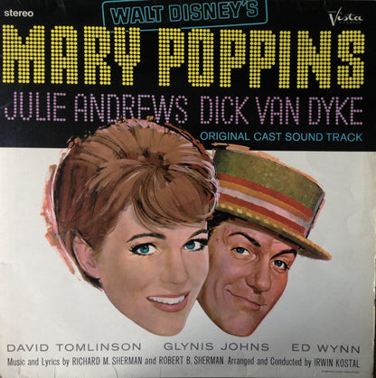 Various : Walt Disney's Mary Poppins (Original Cast Soundtrack) (LP, Album)