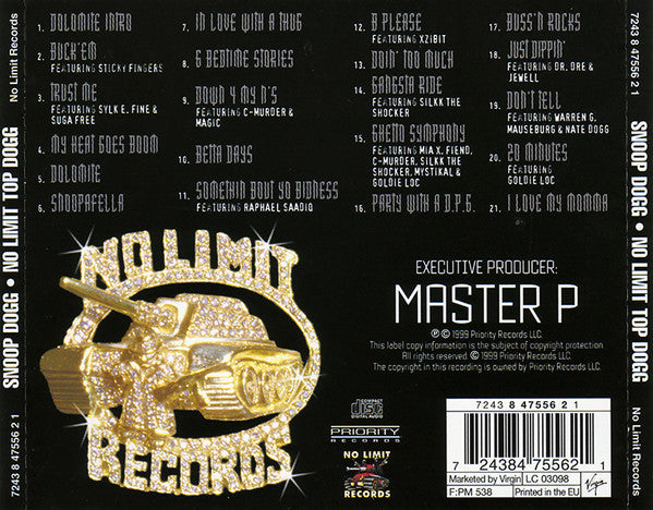 Snoop Dogg : No Limit Top Dogg (CD, Album)