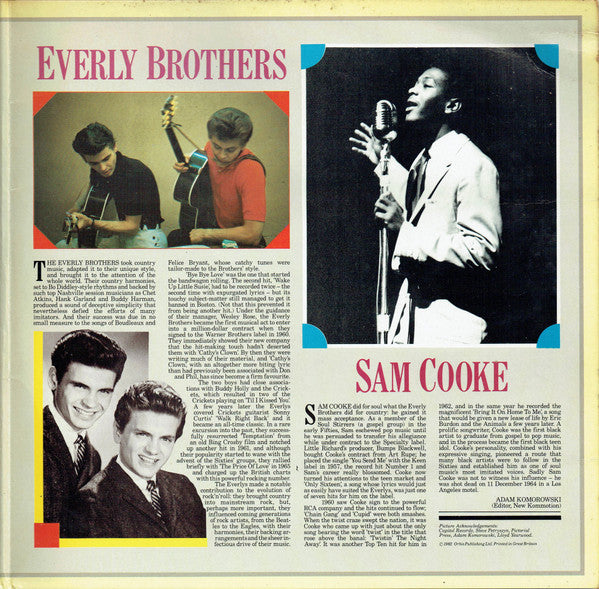 Chuck Berry / Gene Vincent / Everly Brothers / Sam Cooke : The History Of Rock (Volume Four) (2xLP, Comp, Mono)