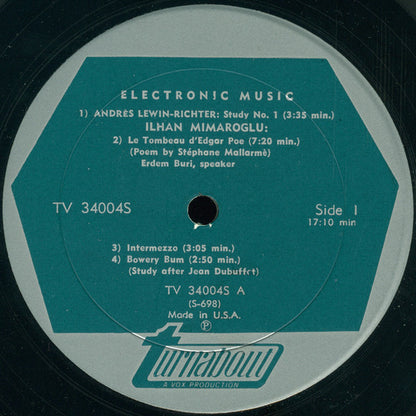 Various : Electronic Music (LP, Album)