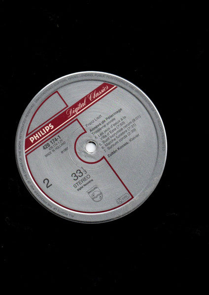 Zoltán Kocsis, Franz Liszt : Années De Pèlerinage (LP, Album)