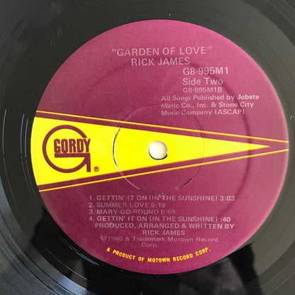 Rick James : Garden Of Love (LP, Album)