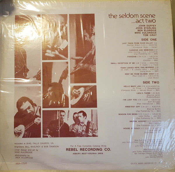 The Seldom Scene : Act Two (LP, Album, RP)