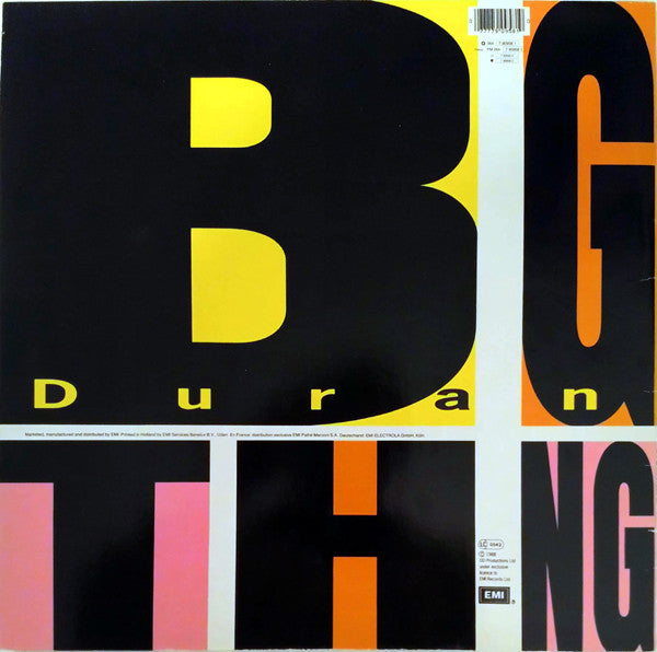 Duran Duran : Big Thing (LP, Album)