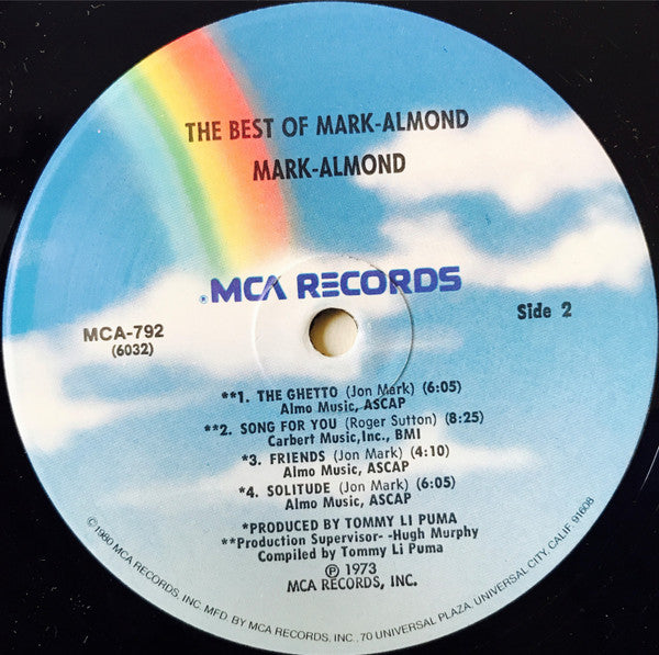 Mark-Almond : The Best Of Mark-Almond (LP, Comp, RE)