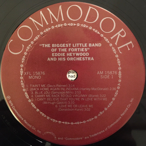 Eddie Heywood : The Biggest Little Band Of The Forties (LP, Comp, Mono)