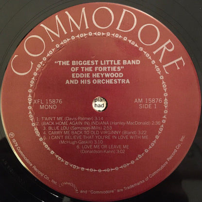 Eddie Heywood : The Biggest Little Band Of The Forties (LP, Comp, Mono, Ter)