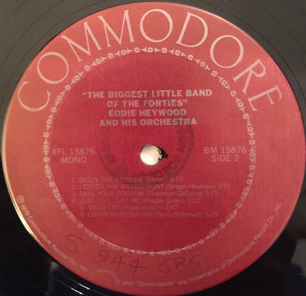 Eddie Heywood : The Biggest Little Band Of The Forties (LP, Comp, Mono)