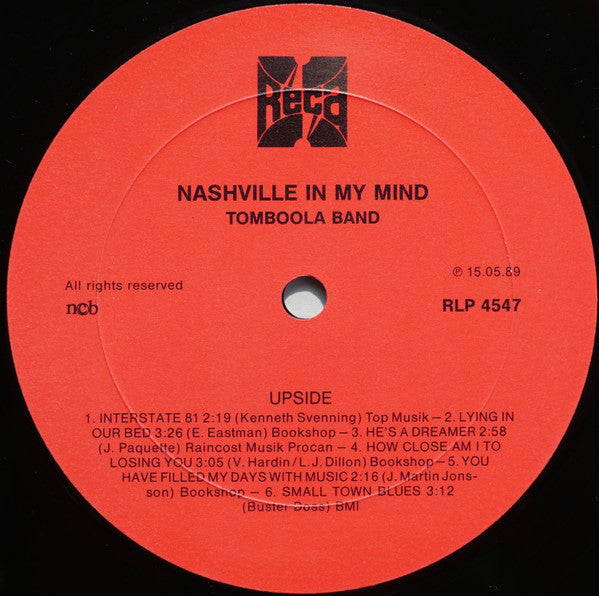 Tomboola Band : Nashville In My Mind (LP, Album)