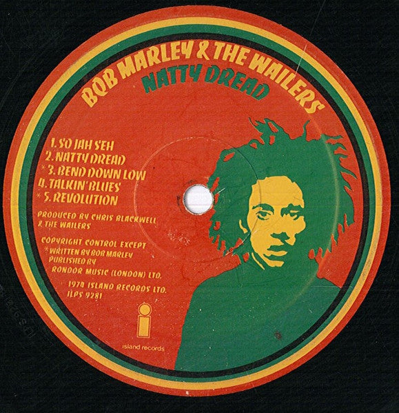 Bob Marley & The Wailers : Natty Dread (LP, Album)