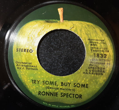 Ronnie Spector : Try Some, Buy Some (7", Single, Jac)