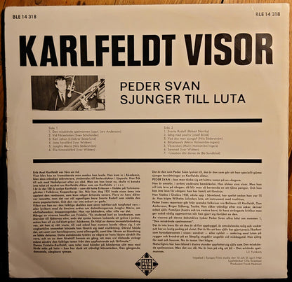 Peder Svan : Karlfeldt Visor (LP)