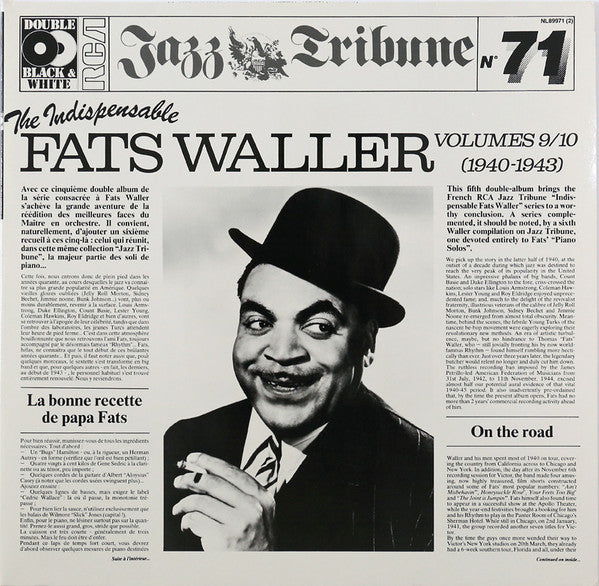 Fats Waller : The Indispensable Fats Waller Volumes 9/10 (1940-1943) (LP, Album, Comp)