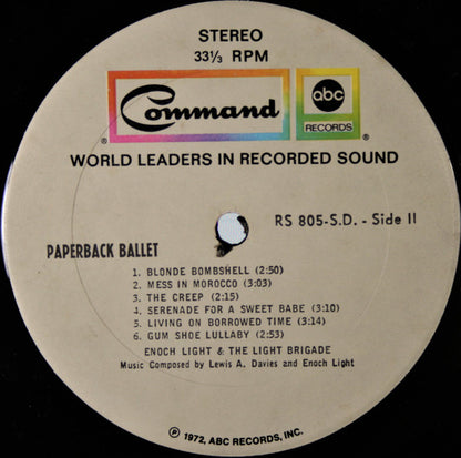 Enoch Light And His Orchestra : Paperback Ballet (LP, Album, RE)