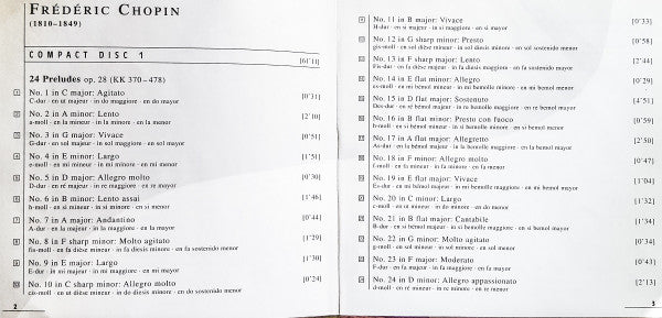 Frédéric Chopin, Martha Argerich, Maurizio Pollini, Stanislav Bunin, Lilya Zilberstein : Preludes • Scherzos • Impromptus • Rondos (2xCD, Comp, RE, RM)