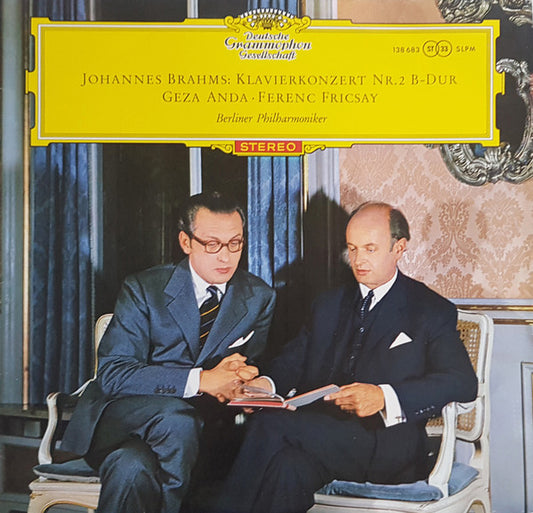Johannes Brahms, Géza Anda · Ferenc Fricsay, Berliner Philharmoniker : Klavierkonzert Nr.2 B-dur (LP)