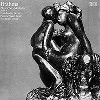 Johannes Brahms - Edith Mathis, Peter Schreier, Karl Engel : Deutsche Volkslieder - Heft 4-6 (LP)