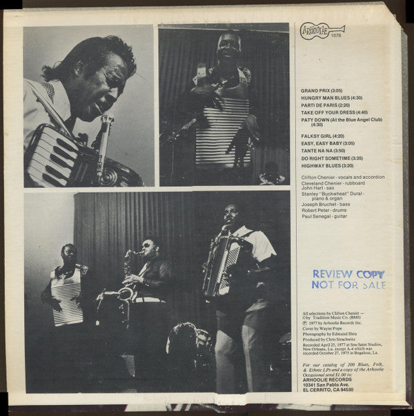 Clifton Chenier And His Red Hot Louisiana Band : Clifton Chenier And His Red Hot Louisiana Band (LP, Album)