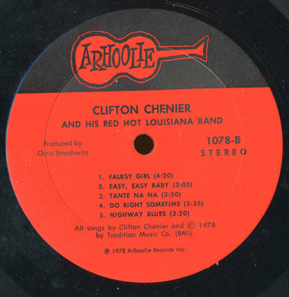 Clifton Chenier And His Red Hot Louisiana Band : Clifton Chenier And His Red Hot Louisiana Band (LP, Album)