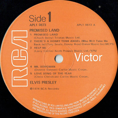 Elvis Presley : Promised Land (LP, Album, Ora)