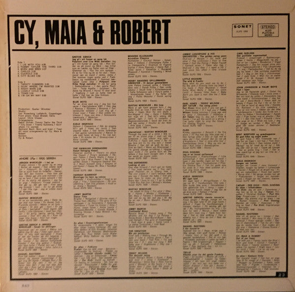 Cy, Maia & Robert : Out Of Our Times (LP, Album, RE)