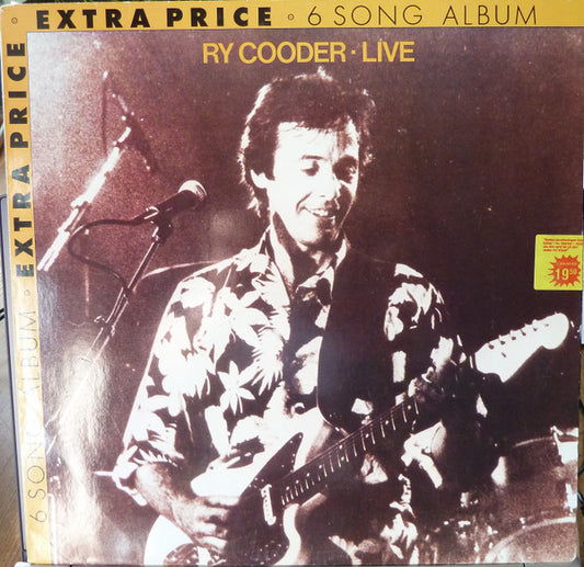 Ry Cooder : Live (LP, MiniAlbum)