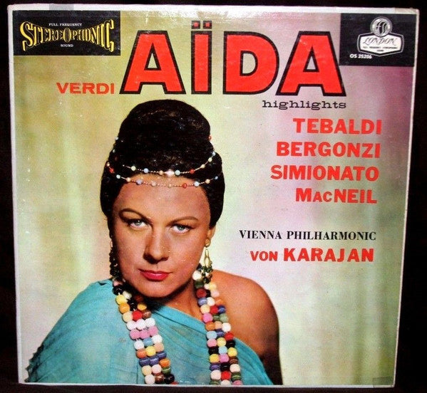 Giuseppe Verdi : Aida Highlights (LP, Blu)