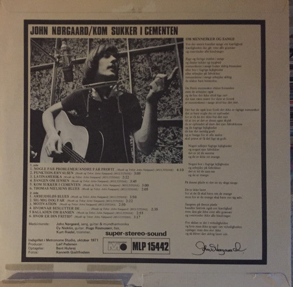John Nørgaard : Kom Sukker I Cementen (LP, Album)