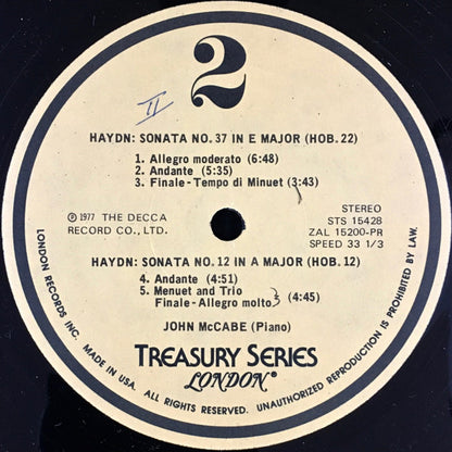 Joseph Haydn, John McCabe (2) : The Haydn Piano Sonatas - Volume 5 (4xLP + Box, Album)