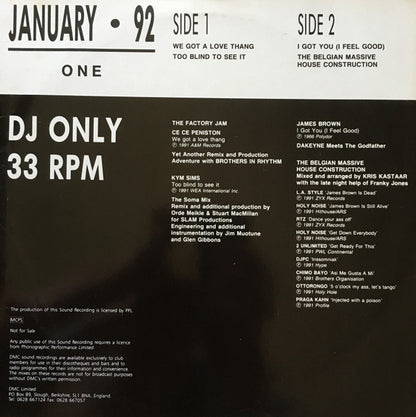 Various : January 92 - One (12")