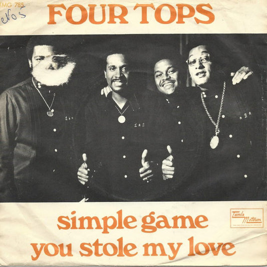 Four Tops : Simple Game (7", Single)