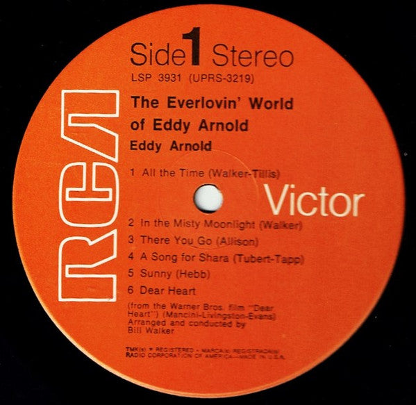 Eddy Arnold : The Everlovin' World Of Eddy Arnold (LP, Album, RE, RP)