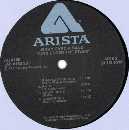 The Jerry Garcia Band : Cats Under The Stars (LP, Album)