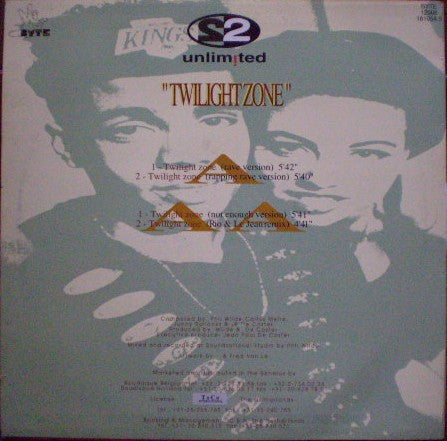 2 Unlimited : Twilight Zone (12")