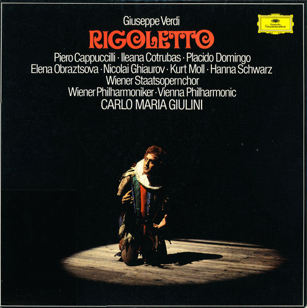 Giuseppe Verdi / Piero Cappuccilli, Ileana Cotrubas, Placido Domingo, Elena Obraztsova, Nicolai Ghiaurov, Kurt Moll, Hanna Schwarz, Wiener Staatsopernchor, Wiener Philharmoniker, Carlo Maria Giulini : Rigoletto (Box + 3xLP, GY8)