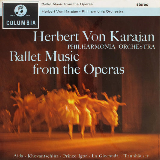 Herbert von Karajan, Philharmonia Orchestra : Ballet Music From The Operas (LP, Album)