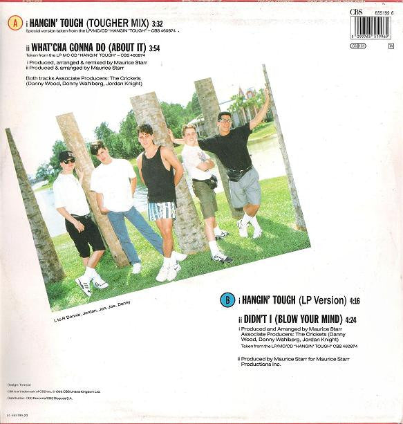 New Kids On The Block : Hangin' Tough (12", Single)