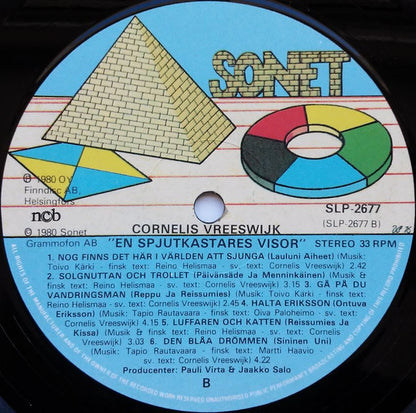 Cornelis Vreeswijk : En Spjutkastares Visor (LP)