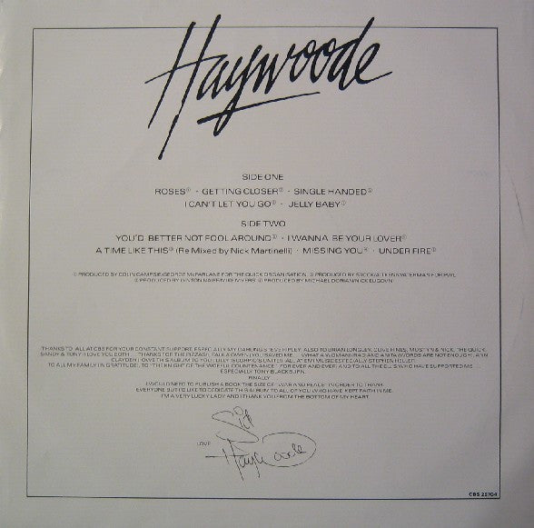 Haywoode : Arrival (LP, Album)