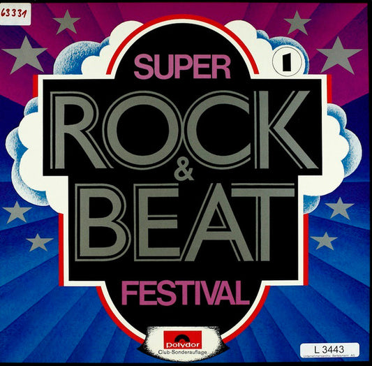 Various : Super Rock & Beat Festival 1 (LP, Comp, Club)