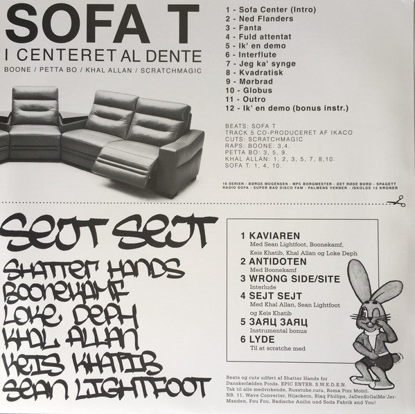 Sofa T, Shatter Hands : I Centeret Al Dente / Sejt Sejt (LP, Album, Ltd, Spl)