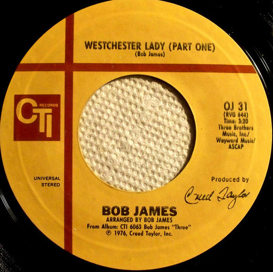 Bob James : Westchester Lady (7")